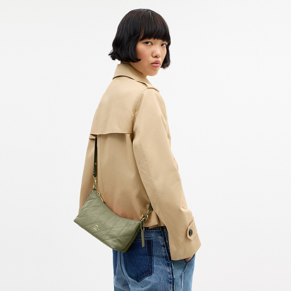 Coach Outlet Caitlin Shoulder Bag With Quilting
